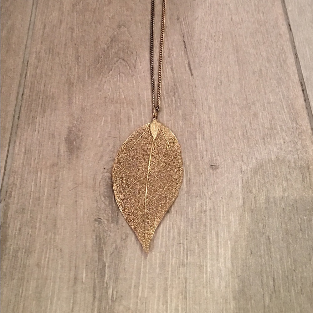 Gold Leaf Necklace
